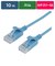 ORIGINALBASIC　LANｹｰﾌﾞﾙ Cat6A ｽﾘﾑ 10m ﾌﾞﾙｰ BL OBL6A11000SLBL