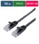 ORIGINALBASIC　LANｹｰﾌﾞﾙ Cat6A ﾌﾗｯﾄ 10m 黒 BK OBL6A11000FLBK