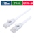 ORIGINALBASIC　LANｹｰﾌﾞﾙ Cat6A ﾌﾗｯﾄ 10m 白 WH OBL6A11000FLWH