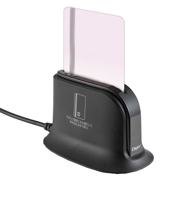 ナカバヤシ　接触型ICカードリーダー USB-C接続 ブラック CRIC02BK