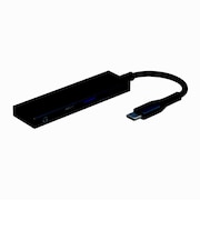 ナカバヤシ　オーディオ変換プラグ [USB-C オス→メス φ3.5mm /USB-A＋USB-C /0.7m] グレー UHC3433GY