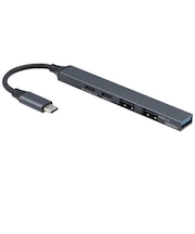 ナカバヤシ　USB-C → USB-C＋USB-A 変換ハブ グレー UHC3445GY