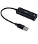 ナカバヤシ　LAN変換アダプタ [USB-A オス→メス LAN] ブラック ULAA01BK