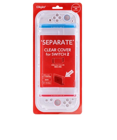 ナカバヤシ　Switch2用 セパレートクリアカバー SW2ｾﾊﾟﾚｰﾄｸﾘｱｶﾊﾞｰ