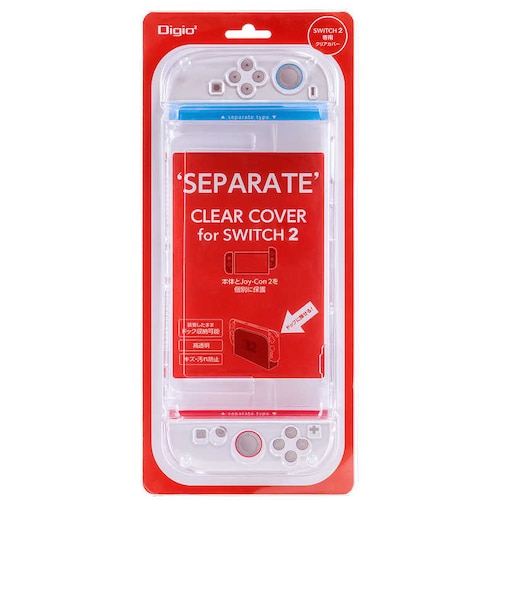 ナカバヤシ　Switch2用 セパレートクリアカバー SW2ｾﾊﾟﾚｰﾄｸﾘｱｶﾊﾞｰ
