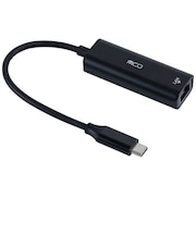 ナカバヤシ　LAN変換アダプタ [USB-C オス→メス LAN] ブラック ULAC01BK