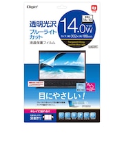 ナカバヤシ　14.0W（16:10）PC用 液晶保護フィルム 透明光沢ブルーライトカット SFNFLKBC140W2