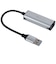 ナカバヤシ　LAN変換アダプタ [USB-A オス→メス LAN] シルバー ULAA01SL