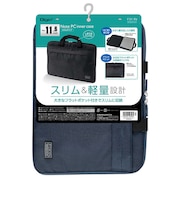 ナカバヤシ　ノートパソコン対応 [～11.6インチ] インナーケース スリムタイプ ブルー SZCFIXS004BL