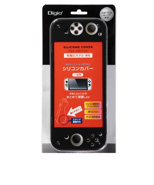 ナカバヤシ　ﾆﾝﾃﾝﾄﾞｰｽｲｯﾁ有機ELﾓﾃﾞﾙ用一体型ｼﾘｺﾝｶﾊﾞｰﾌﾞﾗｯｸ SZCSWE05BK