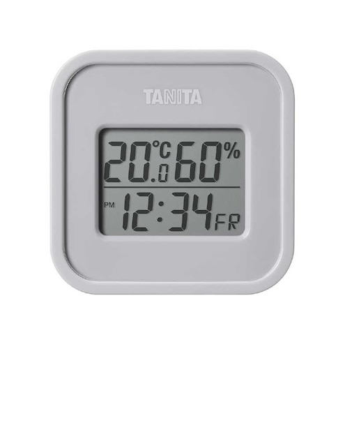 タニタ　デジタル温度計ＧＹ ウォームグレー TT588GY