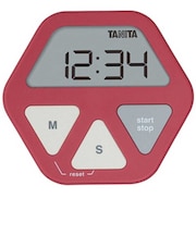 タニタ　デジタルタイマー 「ガラスにつくタイマー」 TD-410-RD レッド TD410RD