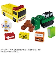 タカラトミー　トミカ・プラレールブロック 工事現場セット ﾄﾐﾌﾟﾗﾚﾌﾞﾛｯｸｺｳｼﾞｹﾞﾝﾊﾞ