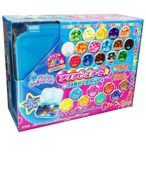 エポック社　アクアビーズアート 24色ビーズセット AQ211ｱｸｱ24ｼｮｸﾋﾞｰｽﾞｾｯﾄ