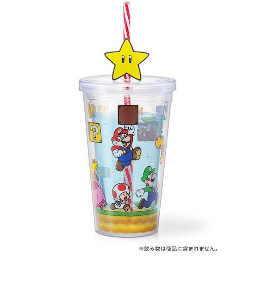 任天堂販売　スーパーマリオ ストロータンブラー マリオキャラクターズ NSL0138<br>★こちらの商品は人気商品のため、色違い・仕様違い等含め「一家族１台限り」でのご協力をお願いしております。