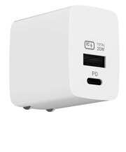 カシムラ Power delivery20W対応 リバーシブルUSB 2ポート搭載AC充電器 ホワイト AC047