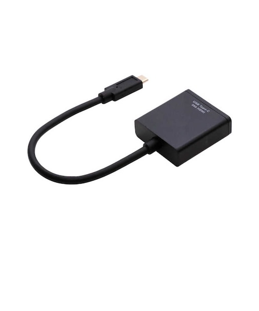 ナカバヤシ　Type-C-HDMI変換ｱﾀﾞﾌﾟﾀ ﾌﾞﾗｯｸ BCAHD1BK