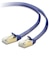 エレコム　LANケーブル CAT7 フラット 1m 薄型 約2.3mm 隙間配線対応 10Gbps 高速通信 二重シールド 爪折れ防止 ブルーメタリック ブルーメタリック LDTWSFTBM10