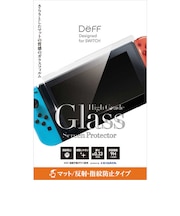 DEFF　任天堂スイッチ用ガラスフィルム マット/反射・指紋防 BKS-NSM3F PBｽｲｯﾁｶﾞﾗｽﾌｨﾙﾑﾏｯﾄﾊﾝｼ