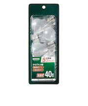 ヤザワ　省エネクリプトンランプ40W形フロスト 長寿命 5個入 P351736FL5P P351736FL5P