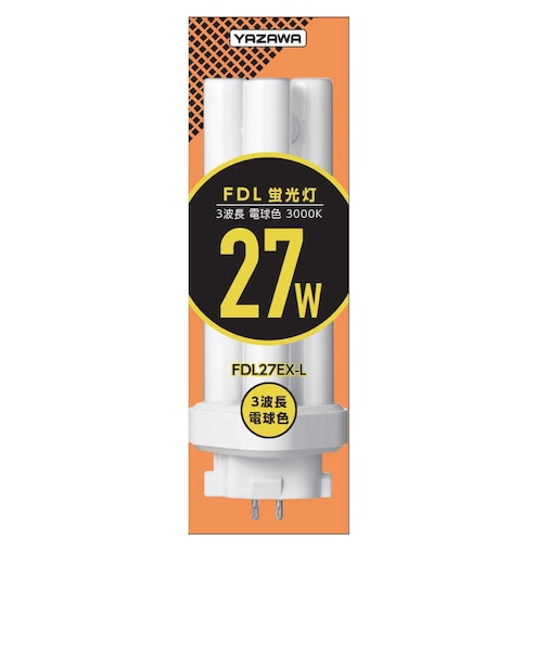 ヤザワ　コンパクト形蛍光灯 27W 電球色 FDL27EXL 電球色 FDL27EXL