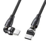 サンワサプライ　USB-C ⇔ USB-Cケーブル [充電 /転送 /1.0m /PD100W /USB2.0] ブラック KUCCP100KAW10BK