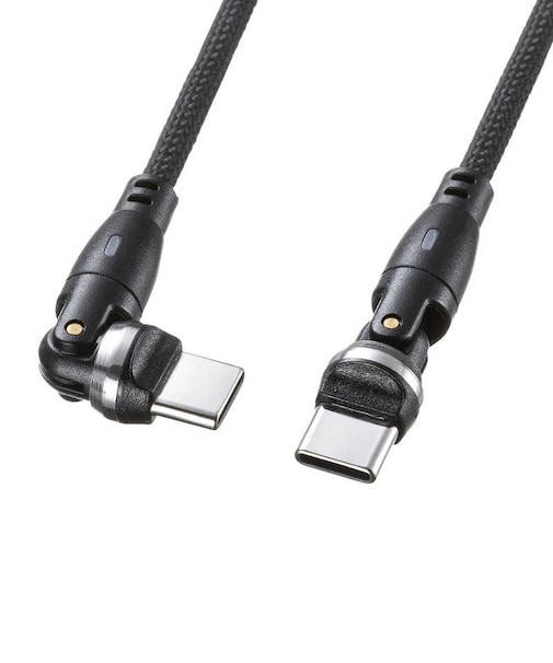 サンワサプライ　USB-C ⇔ USB-Cケーブル [充電 /転送 /1.0m /PD100W /USB2.0] ブラック KUCCP100KAW10BK