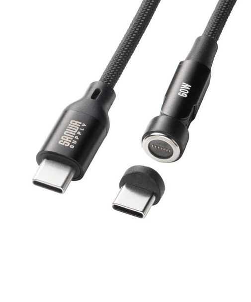 サンワサプライ　USB-C ⇔ USB-Cケーブル [充電 /転送 /1.0m /PD60W /USB2.0] KUCCP60MG10BK