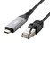 サンワサプライ　USB-C ⇔ LAN ケーブル [有線LAN /1.0m /1Gbps対応] ブラック KBSL6CLAN01BK