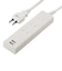 ORIGINALBASIC　USB付き電源ﾀｯﾌﾟｺｰﾄﾞ有り白3個口1M2ﾎﾟｰﾄ #PB OBRT312AW