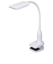 オーム電機　LEDデスクスタンド クランプタイプ 昼白色 ホワイト LTCLS16PW