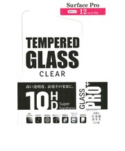 エツミ　Surface Pro 12インチ用 液晶保護ガラス GLASS クリア V40612