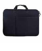エツミ PCクッションケースハンドル付 15.6BK PEAKIN07