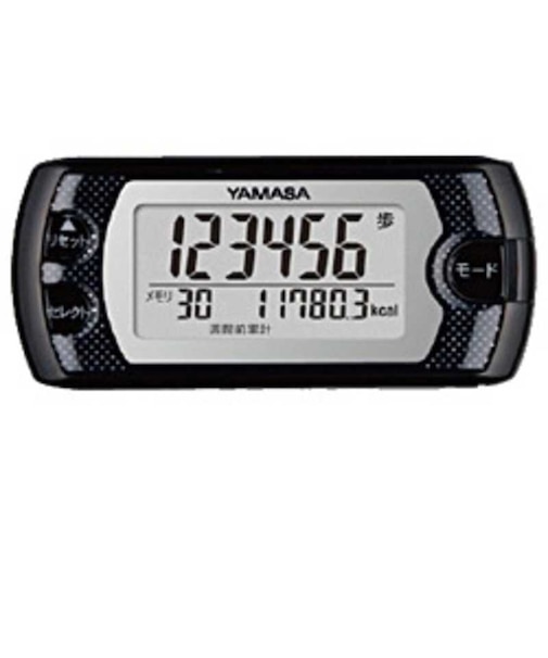 山佐時計計器　歩数計 パールブラック EX500B
