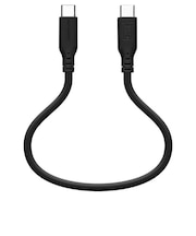 ラスタバナナ　USB-C ⇔ USB-Cケーブル [充電 /転送 /0.3m /PD100W /USB3.2Gen2(10Gbps)] チャコールグレー C203CACC5A02CGR