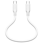 ラスタバナナ　USB-C ⇔ USB-Cケーブル [充電 /転送 /0.3m /PD100W /USB3.2Gen2(10Gbps)] ホワイト C203CACC5A02WH