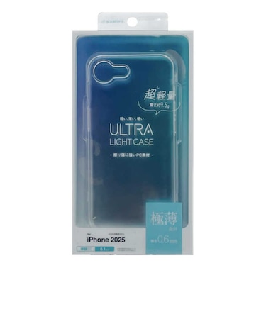 ラスタバナナ　iPhone 17e/16e ULTRA LIGHT 極薄設計PCケース 0.6mm クリア 8690IP5EPCCL