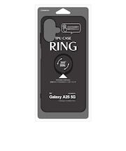 ラスタバナナ Galaxy A25 5G TPUリングケース ブラック ブラック 8730GA25TPRBK