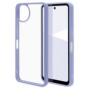 ラスタバナナ AQUOS wish5 FLEXGUARD TPU×PC ブルー×クリア ブルー 8817AW5HPBL
