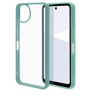 ラスタバナナ AQUOS wish5 FLEXGUARD TPU×PC グリーン×クリア グリーン 8819AW5HPGR