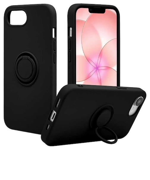 ラスタバナナ　iPhone 17e / 16e ケース TPUリング ブラック 9457IP6ETPRBK