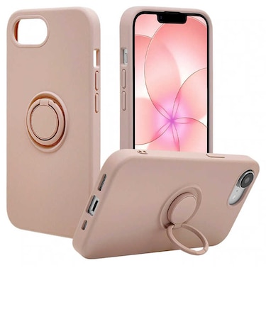 ラスタバナナ　iPhone 17e / 16e ケース TPUリング スモーキーピンク 9458IP6ETPRSPK