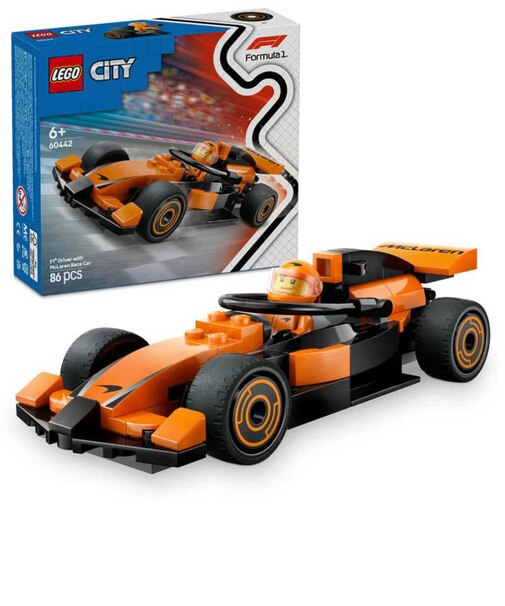 レゴジャパン　F1R McLaren ﾚｰｽｶｰとﾄﾞﾗｲﾊﾞｰ ●2501 60442