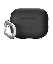 ELAGO AirPods Pro3 対応シリコンケース SILICONE HANG CASE ブラック EL_A3PCSSCN3