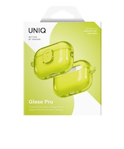KENZAN AirPods Pro3 対応TPUケース GLASE PRO LIGHT LIME UNIQAIRPODSPRO3GLSP