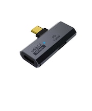 フリーダム USB Type-C変換アダプター L字型(C → C) PD100W USB10Gbps FUHACCPC02GY