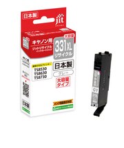 ジット キヤノン:BCI-331XLGY グレー対応 リサイクルインクカートリッジ グレー JIT-C331GYXL