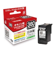 ジット キヤノン Canon:BC-360 ブラック対応 ジット リサイクルインク カートリッジ JIT-C360B