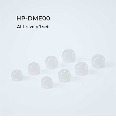ラディウス　スタンダードモデル ディープマウントイヤーピース (XS・S・M・L×各1セット) クリア HPDME00CL