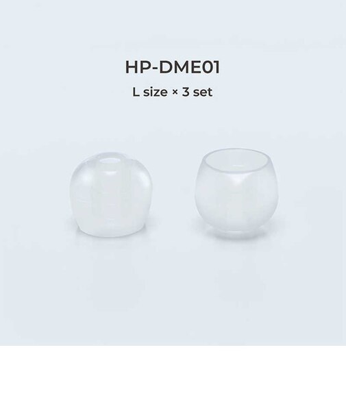 ラディウス　イヤーピース deep mount earpiece 単品(L) クリア HPDME01CL